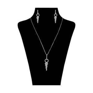 نیم ست نقره زنانه کد 9-101