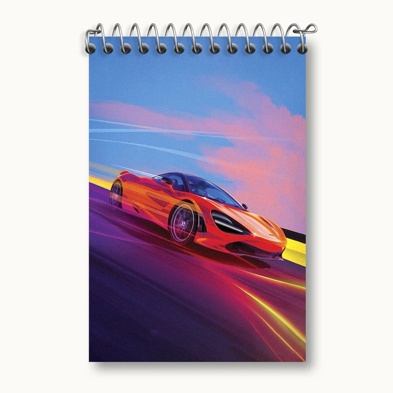 دفتر یادداشت 50 برگ خندالو مدل ماشین اسپرت کد F1017