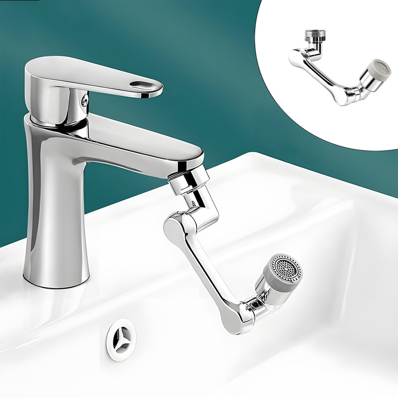 سرشیر آب مدل چرخشی مفصل دار بازویی برنجی 360