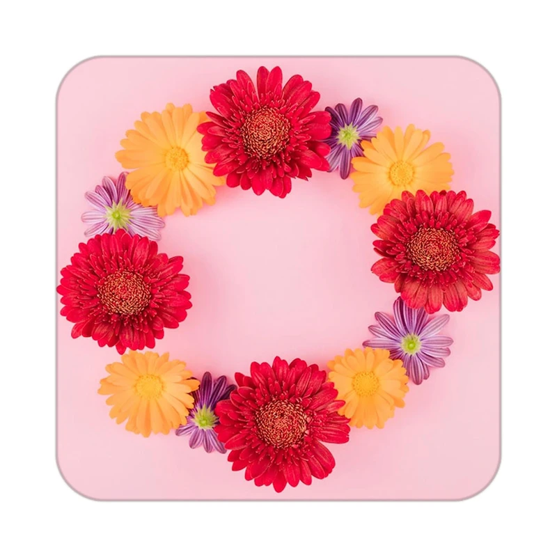 زیر لیوانی کاکتی طرح گل مدل mp19050