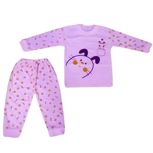 ست تی شرت و شلوار بچگانه طرح خرگوش کد Su4 رنگ صورتی