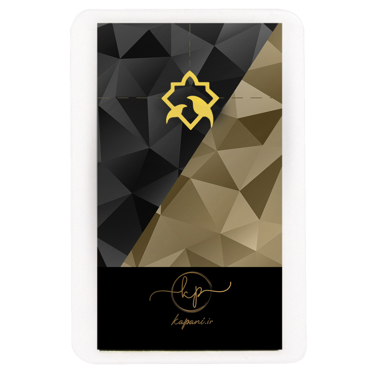 طلا گرمی 18 عیار کاپانی مدل مرغ آمین کد kc010-p3 بسته 3 عددی