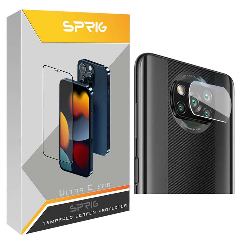 محافظ لنز دوربین اسپریگ مدل LNSP مناسب برای گوشی موبایل شیائومی Poco X3 / X3 NFC / X3 Pro