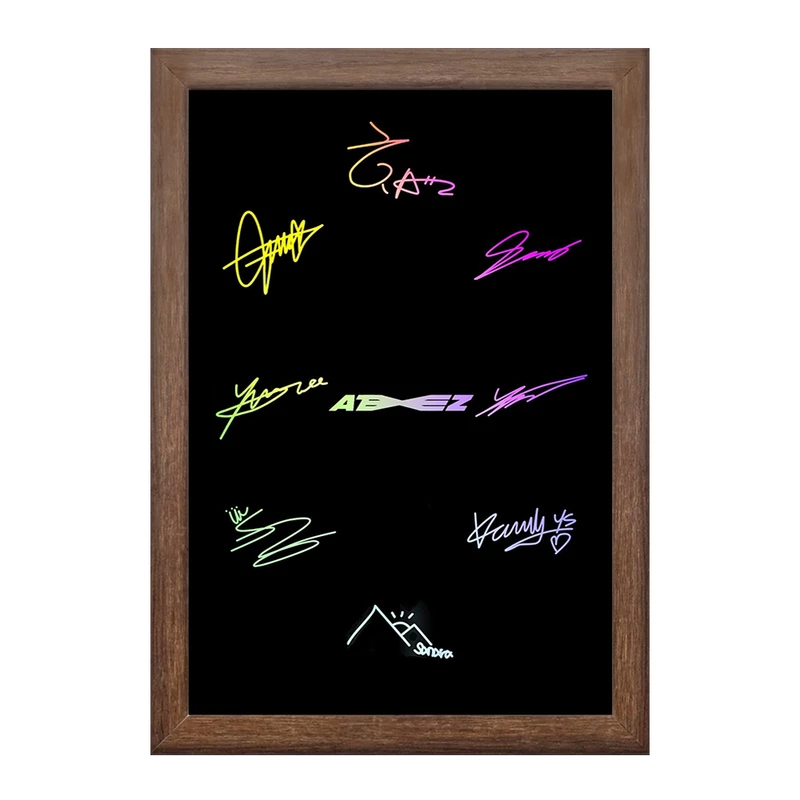 تابلو خندالو طرح گروه ایتیز ATEEZ  کد 21304