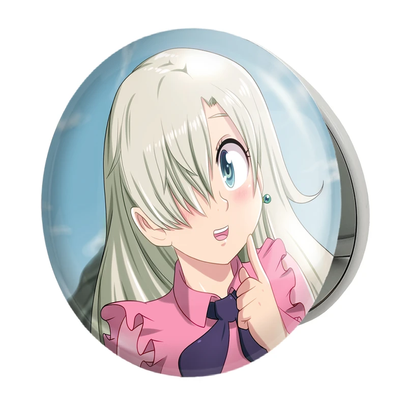 آینه جیبی خندالو طرح الیزابت انیمه هفت گناه کبیره مدل تاشو کد 17526 