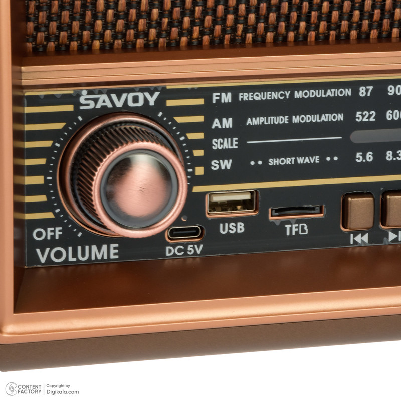 رادیو ساووی مدل SV-1230BT