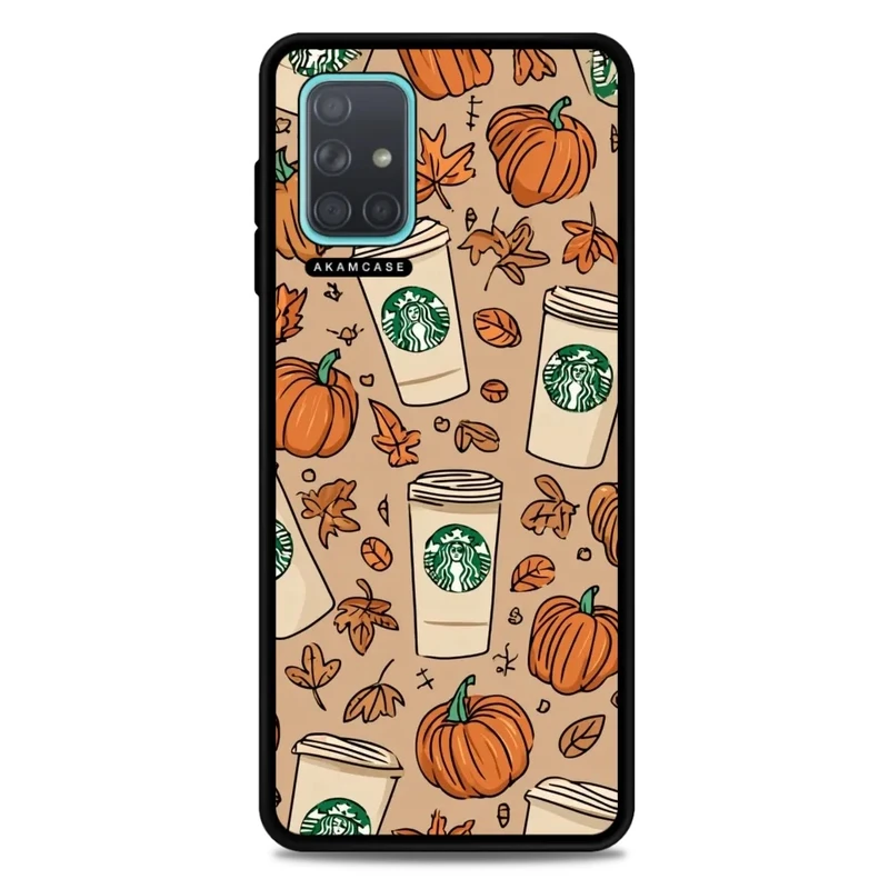 کاور آکام مدل AMC-WSGA71-PUMPKIN-23 مناسب برای گوشی موبایل سامسونگ Galaxy A71