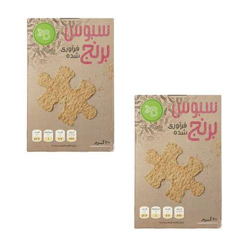 سبوس برنج به مالت - 200 گرم بسته 2 عددی