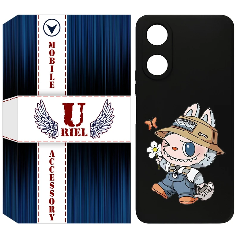 کاور یوریل قاب مدل KSH کد 111 طرح عروسک لبوبو مناسب برای گوشی موبایل آنر X5 Plus