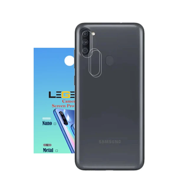 محافظ لنز دوربین نانو مدل nano-03 مناسب برای گوشی موبایل سامسونگ galaxy a11 بسته 3 عددی