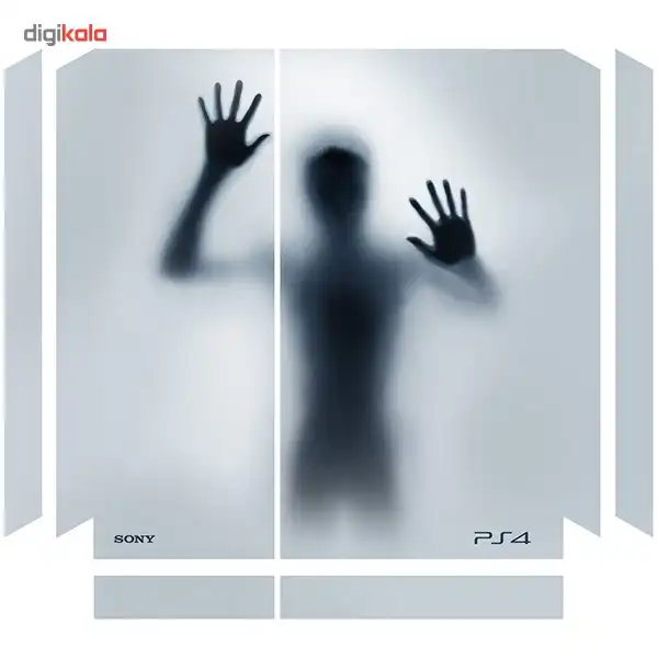 برچسب افقی پلی استیشن 4 ونسونی طرح Scary Hands
