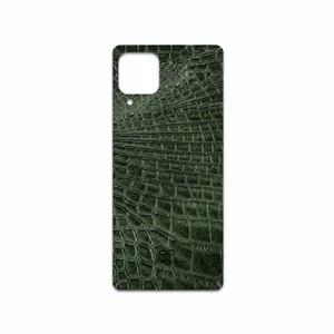 MAHOOT Green-Crocodile-Leather Cover Sticker for Samsung Galaxy M62