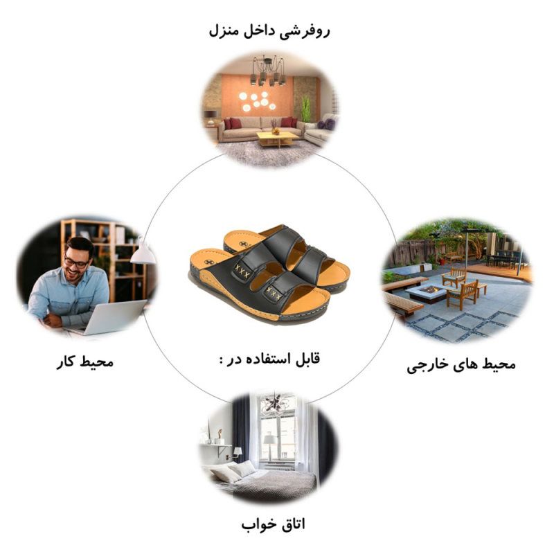 صندل مردانه تابش مدل tab3689 -  - 7