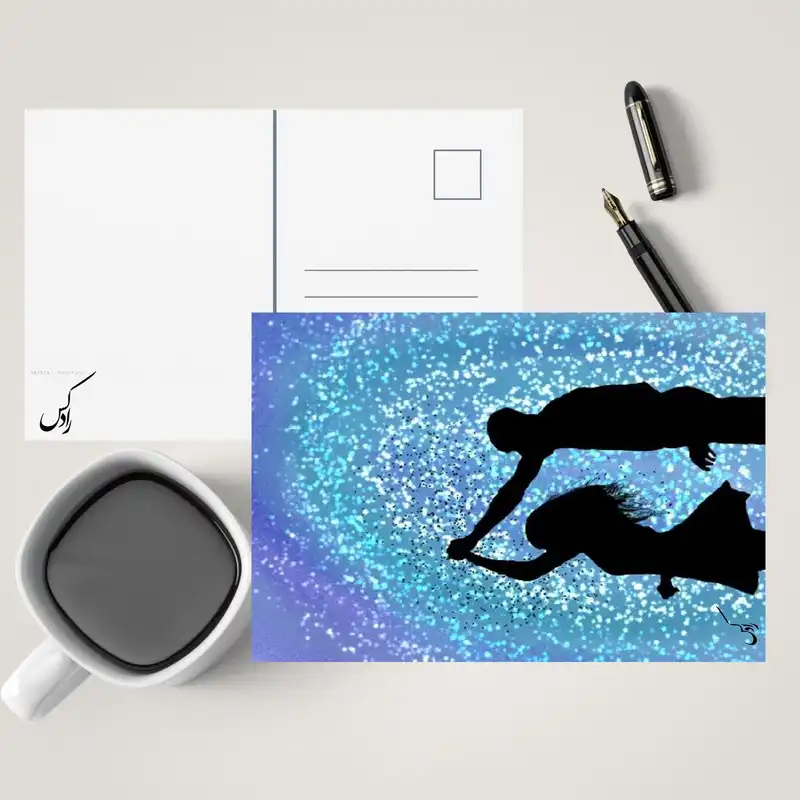 کارت پستال رادکس طرح LOVE عشق مدل NE86