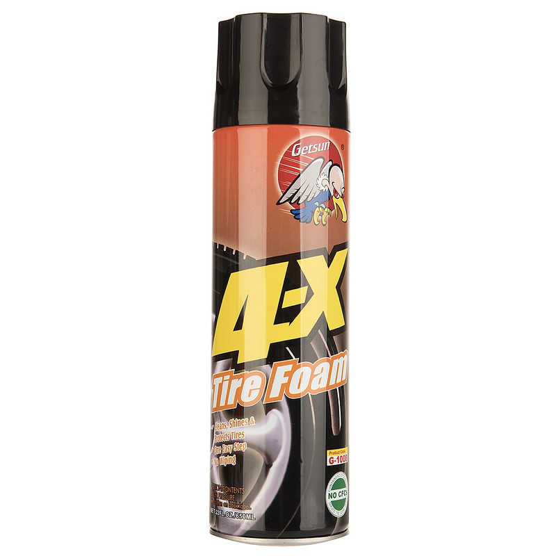 اسپری تمیز کننده تایر گتسان مدل G-1008 حجم 650 میلی لیتر
