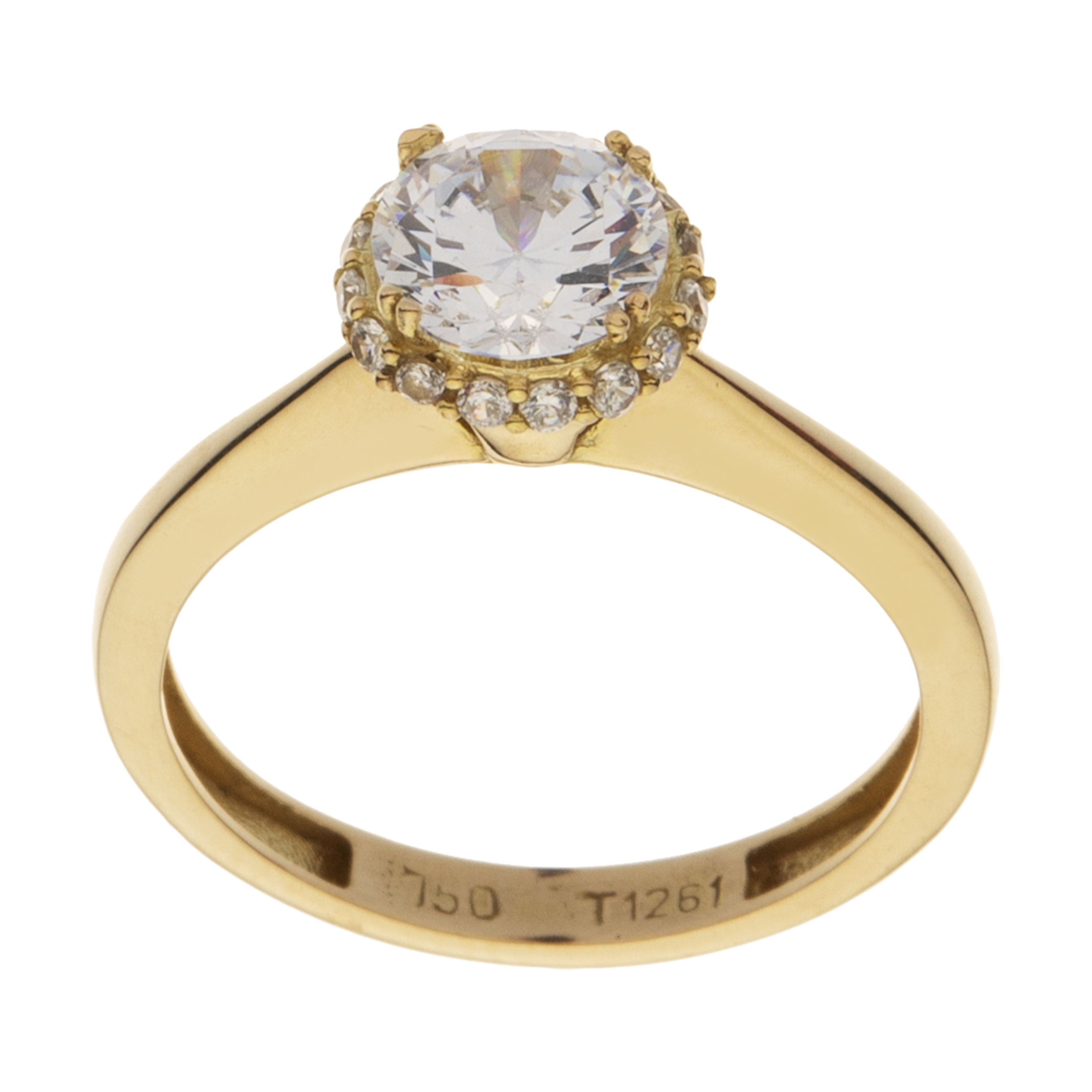 انگشتر طلا 18 عیار زنانه مایا ماهک مدل MR0511