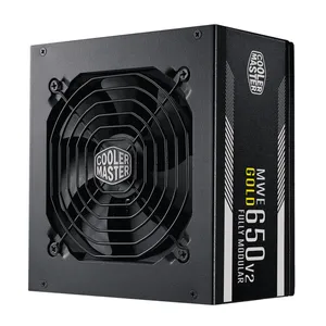منبع تغذیه کامپیوتر کولر مستر مدل MWE Gold 650 V2 FULL MODULAR MPE-6501-AFAAG 