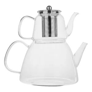 ست کتری و قوری ویمی مدل شیشه ایی کد ZM002