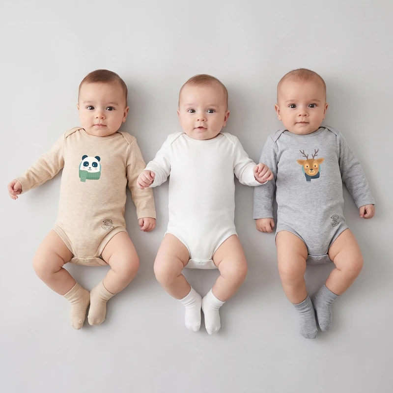 بادی نوزادی نیل کوک مدل L-Zoo مجموعه 3 عددی