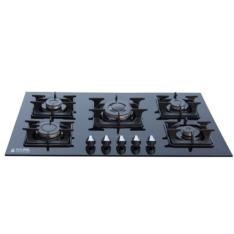 اجاق گاز صفحه‌ای پنج شعله پارس مطمئن البرز مدل ترموکوپل دار G521
