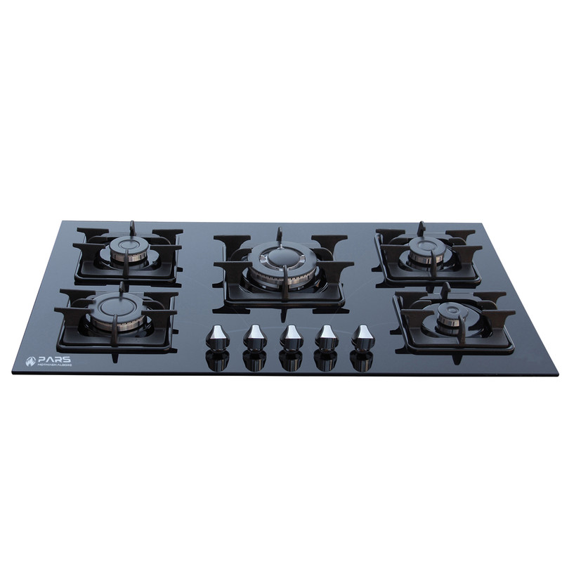 اجاق گاز صفحه‌ای پنج شعله پارس مطمئن البرز مدل ترموکوپل دار G521
