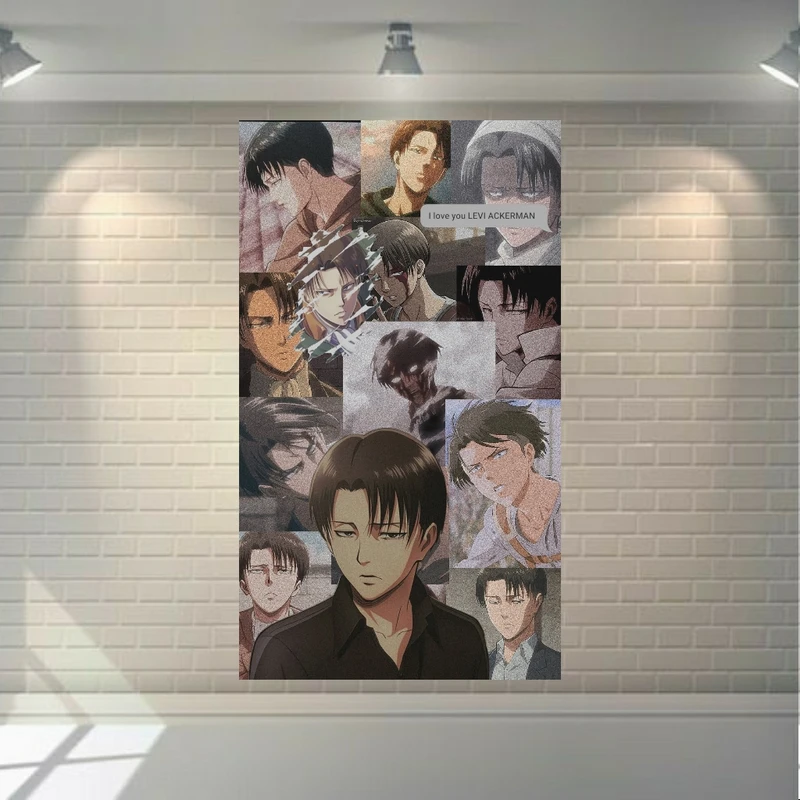 استیکر دیواری طرح انیمه ات آن تایتان - Attack on Titan مدل SDA1835