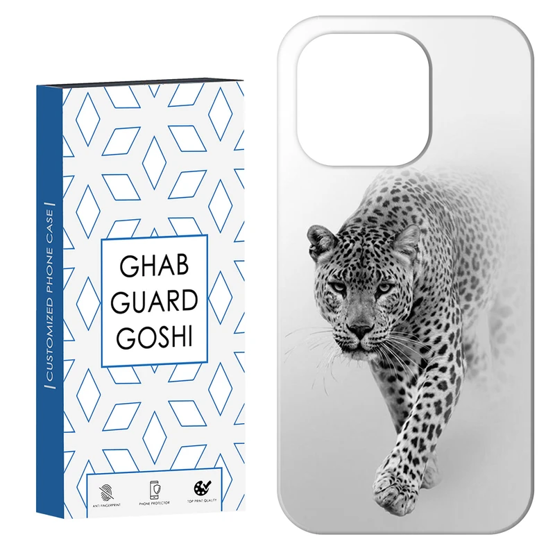 کاور قاب گارد گوشی طرح پلنگ کد Dimo-651 مناسب برای گوشی موبایل اپل IPHONE 15 PRO MAX