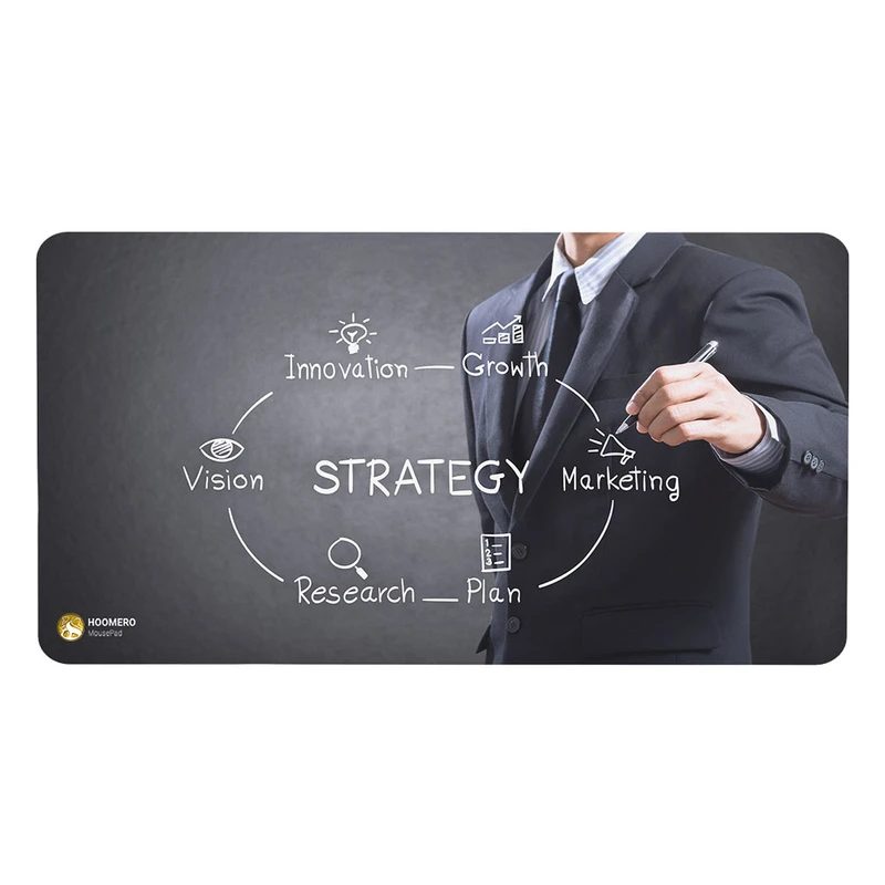 ماوس پد هومرو مدل MX617 طرح بیزینس و جملات انگیزشی