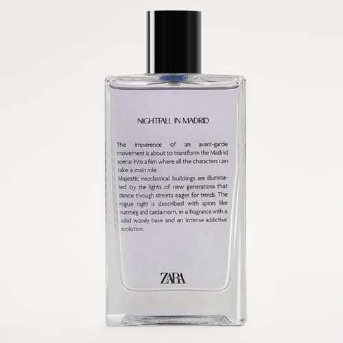 ادو پرفیوم مردانه زارا مدل NIGHTFALL IN MADRID حجم 100 میلی لیتر