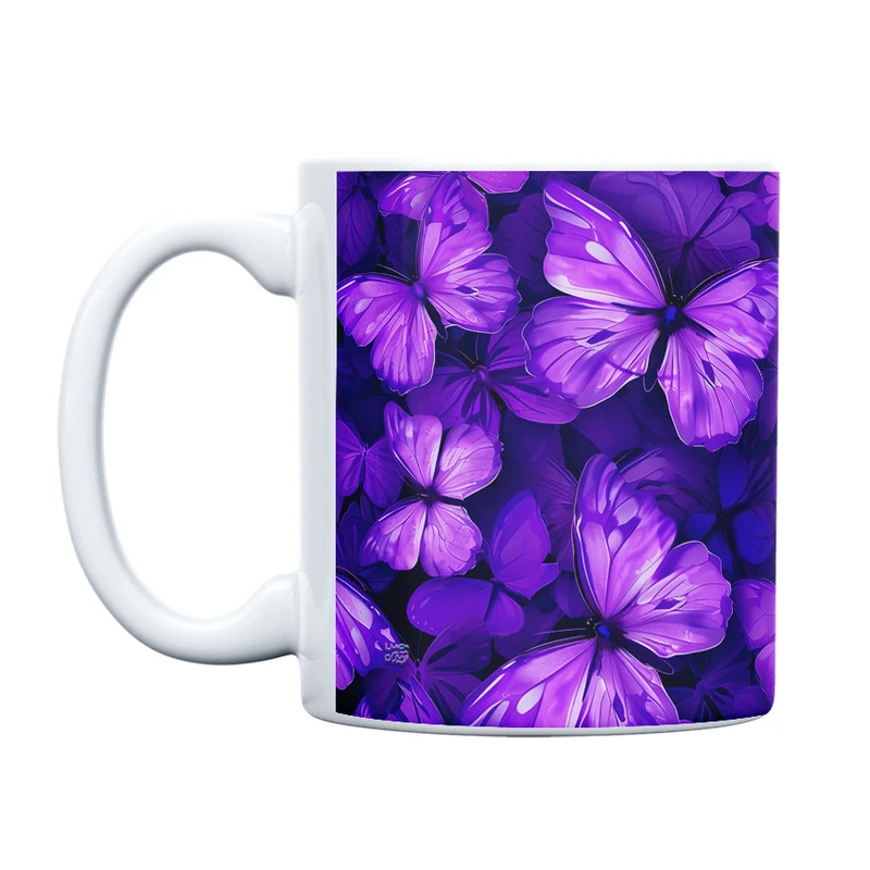 ماگ حس آمیزی طرح پروانه مدل کلاسیک کد 44