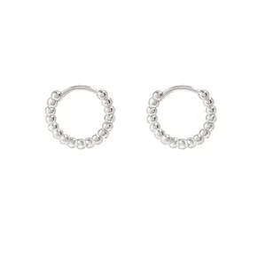 گوشواره نقره زنانه آی ام مدل توپی کد 8169