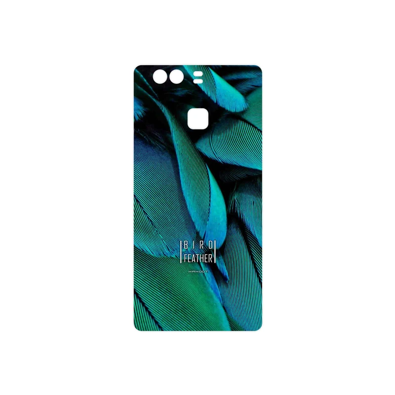 برچسب پوششی ماهوت مدل Green Feather مناسب برای گوشی موبایل هوآوی P9