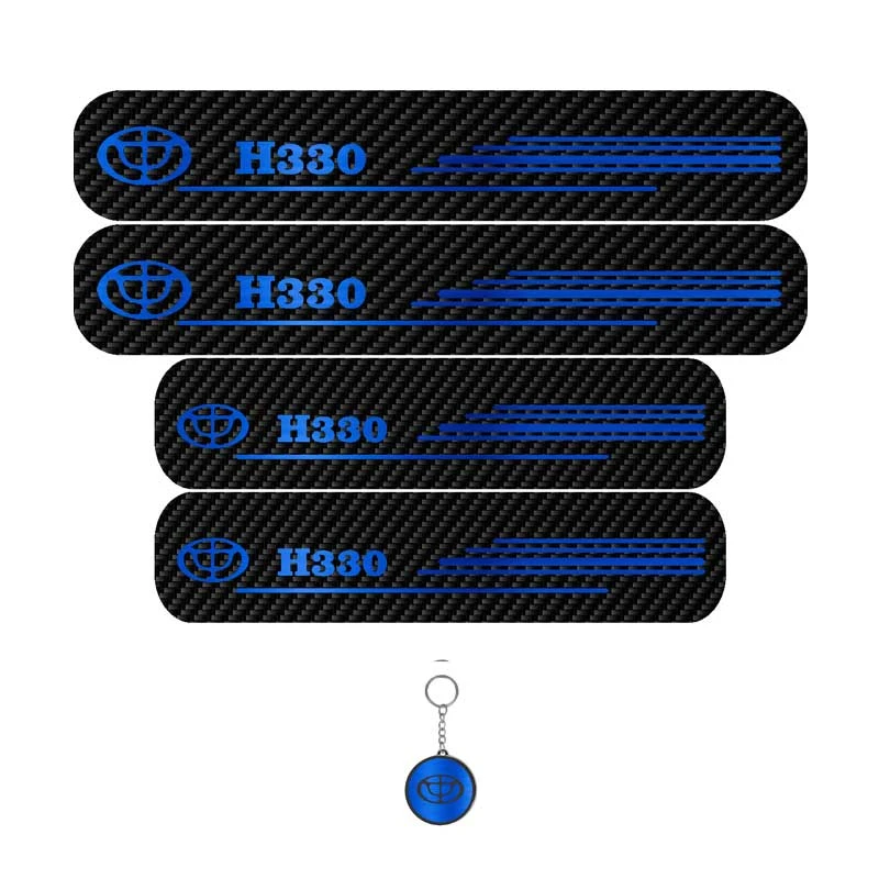 برچسب پارکابی خودرو لندمون کد LC040 MB مناسب برای برلیانس H330 مجموعه 4 عددی به همراه جاکلیدی