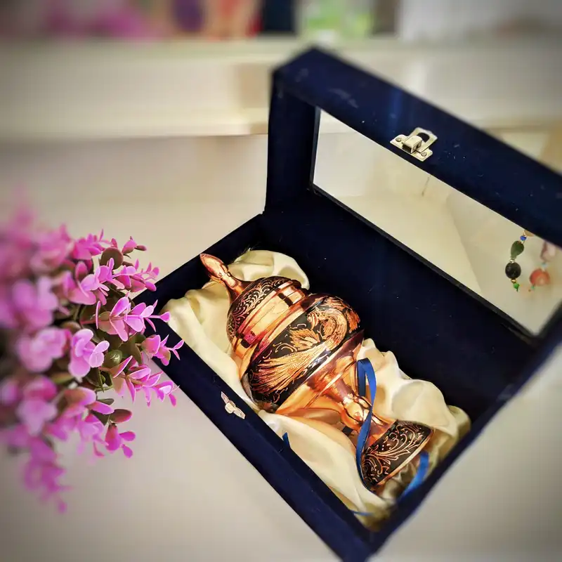 شکلات خوری مسی مدل الماس تراش کد JR-almas24