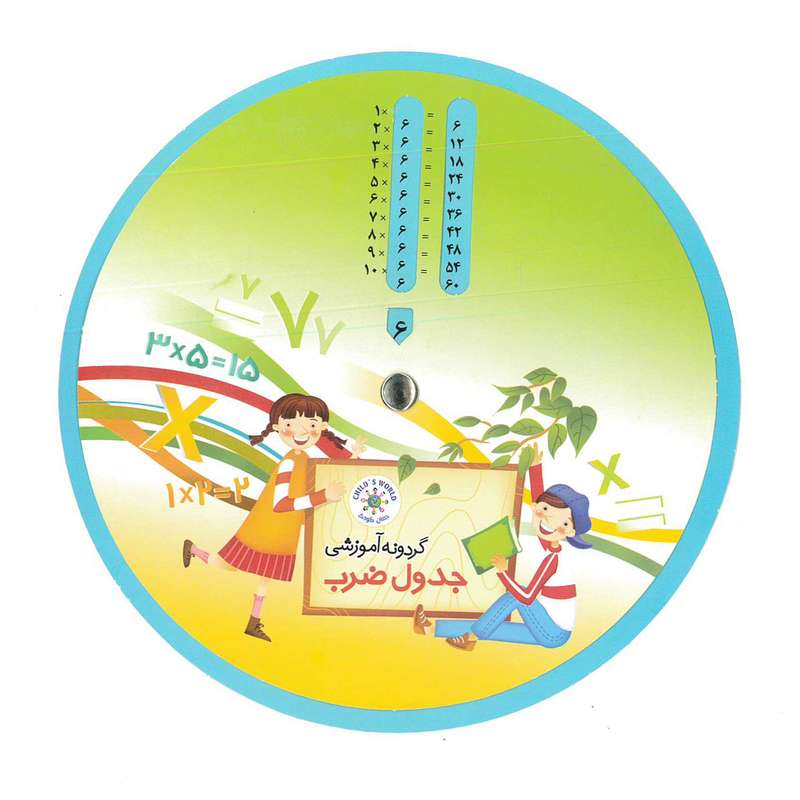 بازی آموزشی مدل جدول ضرب گردونه