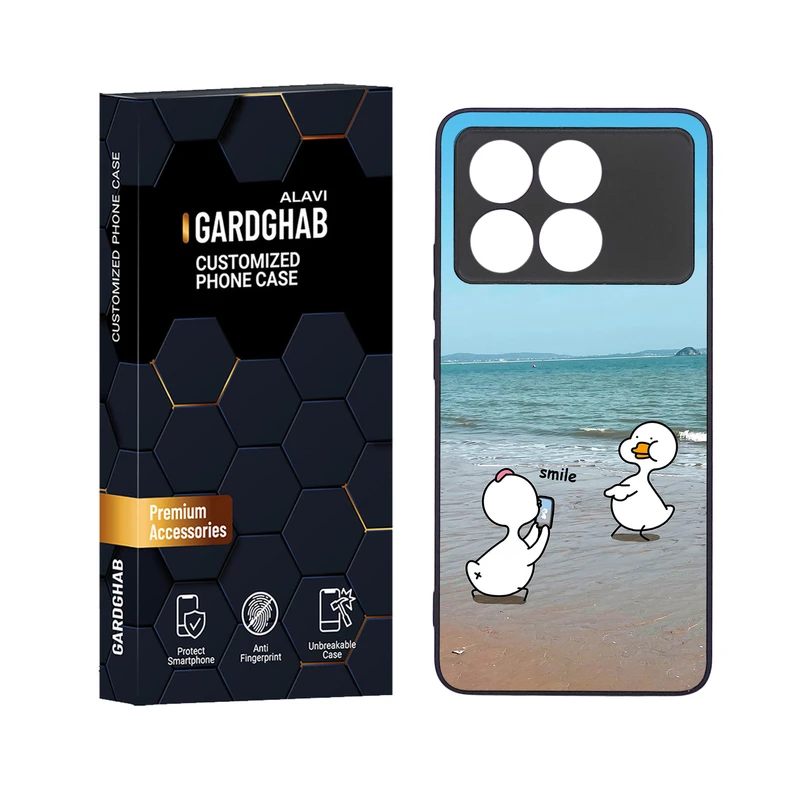 کاور گارد قاب علوی مدل دور ژله ای مناسب برای گوشی موبایل شیائومی Poco X6 Pro