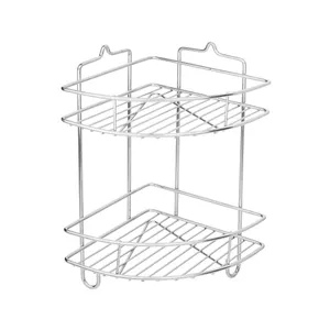 استند حمام استیل ایکس طرح دو طبقه مدل SX05