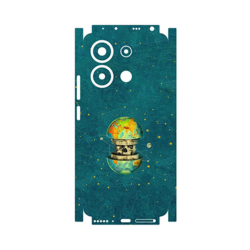 برچسب پوششی ماهوت مدل Collage of Earth Face-FullSkin مناسب برای گوشی موبایل شیائومی Redmi Note 13 4G