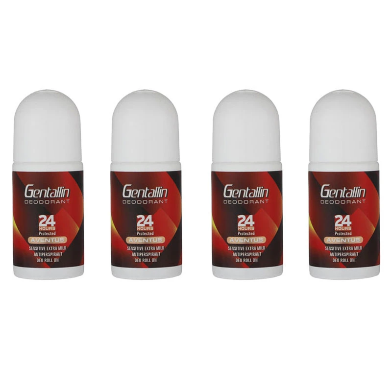 رول ضد تعریق جنتالین مدل AVENTUS حجم 70 میلی لیتر بسته 4 عددی