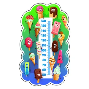 استیکر اندازه گیری کودک طرح بستنی ها