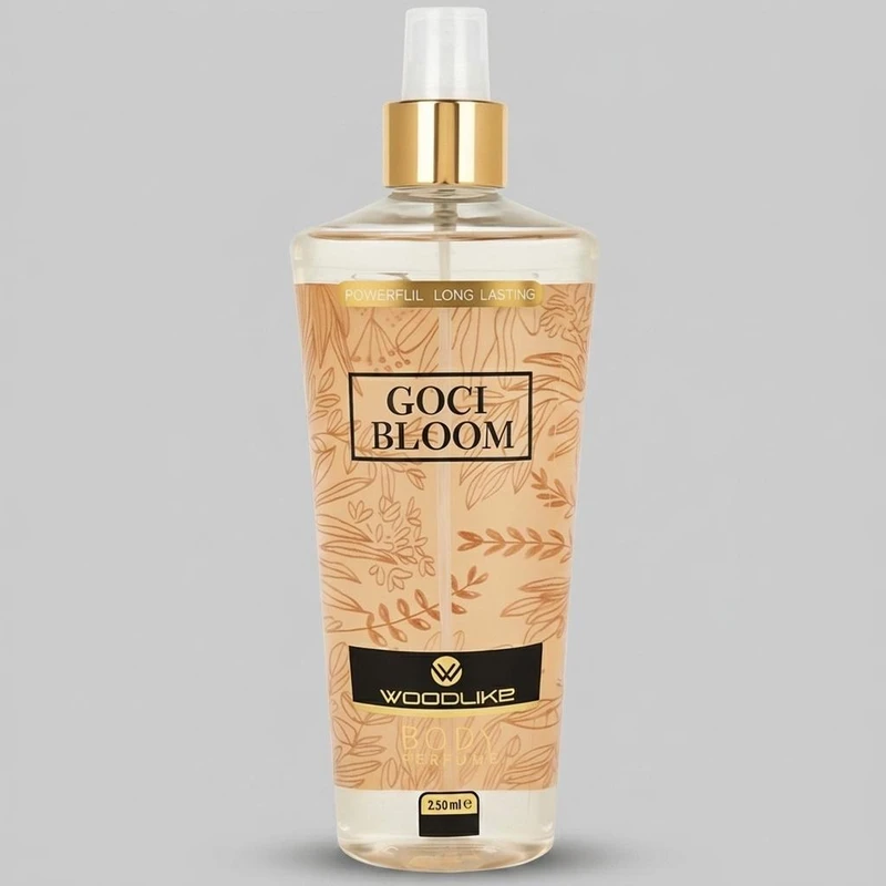 بادی اسپلش زنانه وودلایک مدل GOCI BLOOM حجم 250 میلی‌لیتر