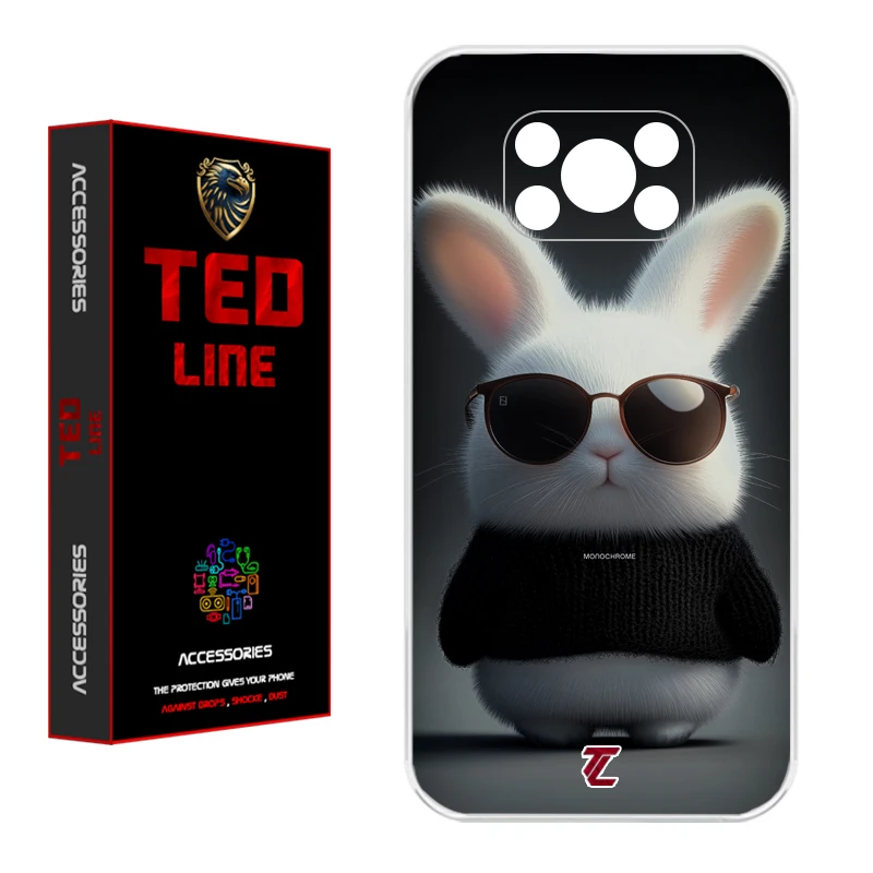 کاور تد لاین طرح خرگوش کد 1106 مناسب برای گوشی موبایل شیائومی Poco X3 / X3 Pro / X3 NFC