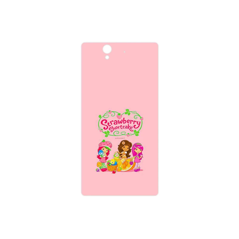 برچسب پوششی ماهوت مدل Strawberry Shortcake مناسب برای گوشی موبایل سونی Xperia X