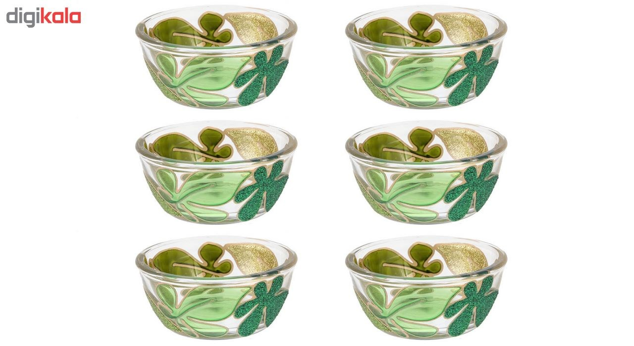 مجموعه ظروف هفت‌ سین شیشه‌ ای گالری انار کد 134113