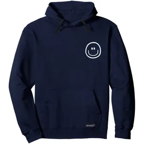 هودی زنانه 27 مدل smile کد W01 رنگ سرمه ای 