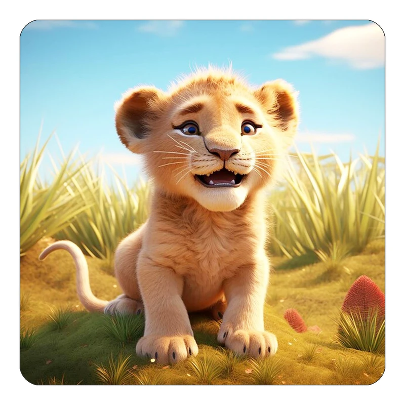 مگنت کاکتی طرح حیوانات کارتونی مدل mp27273