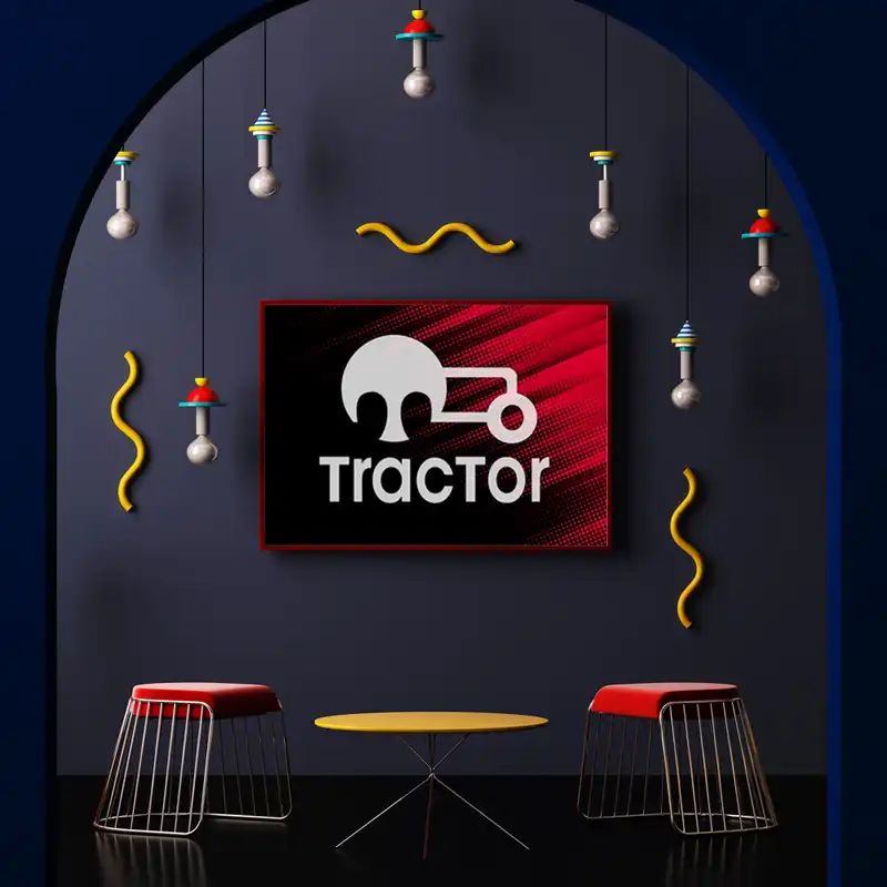 تابلو شاسی طرح لوگوی تیم تراکتور مدل 1001