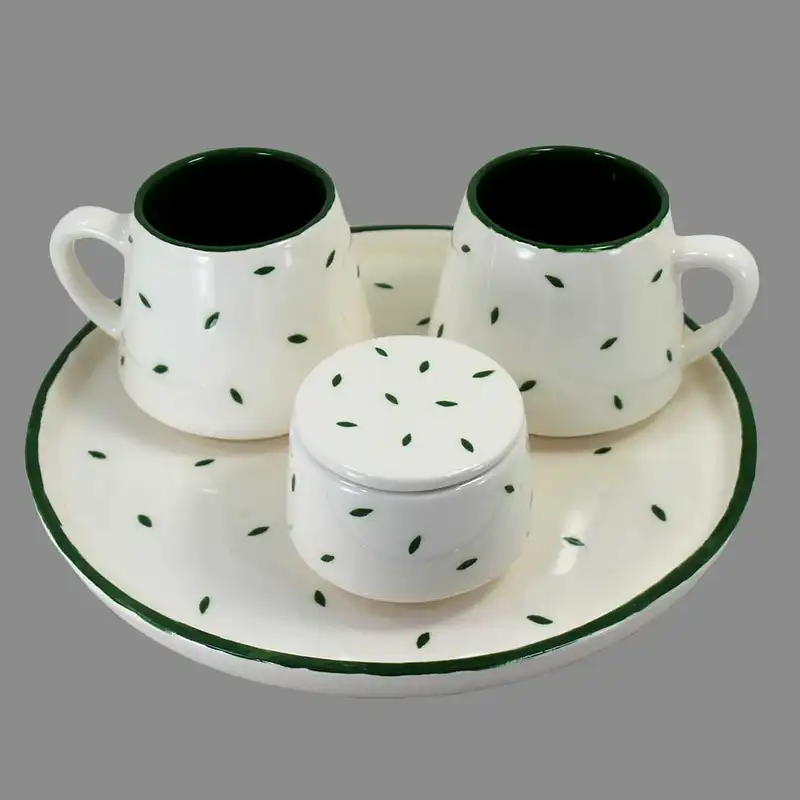 سرویس چای خوری 4 پارچه سرامیکی کد noo-5