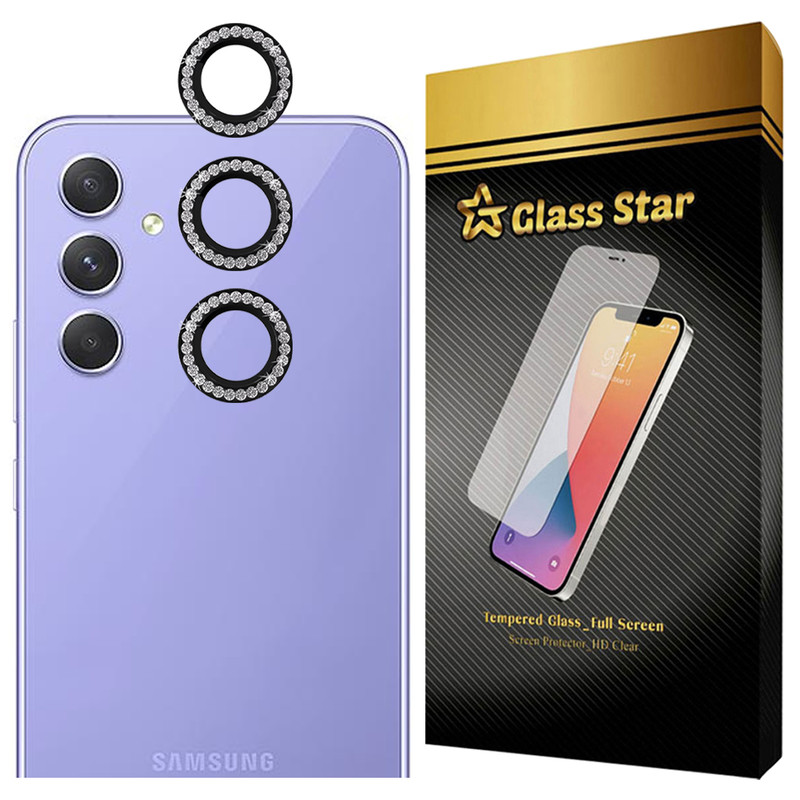 محافظ لنز دوربین شیشه‌ای گلس استار مدل NRIG20 مناسب برای گوشی موبایل سامسونگ Galaxy A54 5G