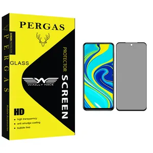 Waily Nice Pergas Glass Privacy Screen Protector For Xiaomi Redmi Note 9 Pro Max